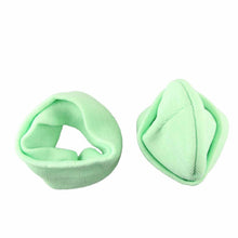 Retail Cap Baby Girls Boys Warm Hat with ring scarf Children Hat and Scarf set 1set IMY66