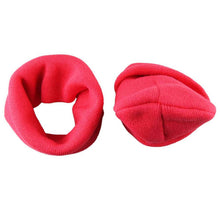 Retail Cap Baby Girls Boys Warm Hat with ring scarf Children Hat and Scarf set 1set IMY66