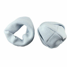 Retail Cap Baby Girls Boys Warm Hat with ring scarf Children Hat and Scarf set 1set IMY66