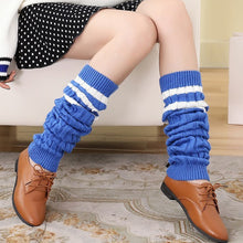Student Girls Overknee Fringe Knitting Socks Leg Warmers Boot Cover Keep Warm Socks leg warmers for women IMY66