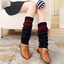 Student Girls Overknee Fringe Knitting Socks Leg Warmers Boot Cover Keep Warm Socks leg warmers for women IMY66