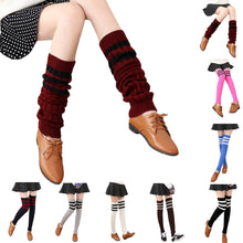Student Girls Overknee Fringe Knitting Socks Leg Warmers Boot Cover Keep Warm Socks leg warmers for women IMY66