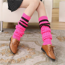 Student Girls Overknee Fringe Knitting Socks Leg Warmers Boot Cover Keep Warm Socks leg warmers for women IMY66