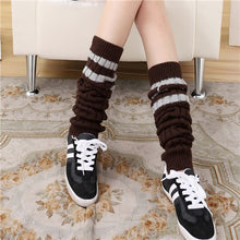 Student Girls Overknee Fringe Knitting Socks Leg Warmers Boot Cover Keep Warm Socks leg warmers for women IMY66