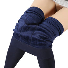 Three Kinds Women's Thick Warm Fleece Lined Thermal Stretchy Leggings Pants IMY66