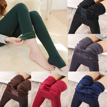 Three Kinds Women's Thick Warm Fleece Lined Thermal Stretchy Leggings Pants IMY66