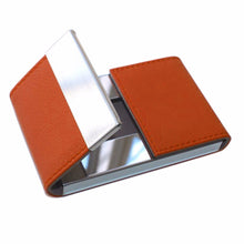 Unisex Faux Leather Credit Card Package Pocket Card Holder Double Open ID Card Business Card Case Holder IMY66