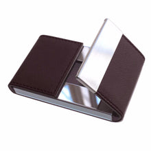 Unisex Faux Leather Credit Card Package Pocket Card Holder Double Open ID Card Business Card Case Holder IMY66