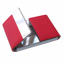 Unisex Faux Leather Credit Card Package Pocket Card Holder Double Open ID Card Business Card Case Holder IMY66