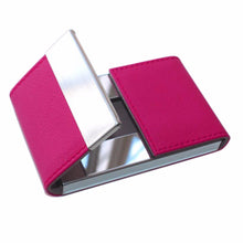 Unisex Faux Leather Credit Card Package Pocket Card Holder Double Open ID Card Business Card Case Holder IMY66