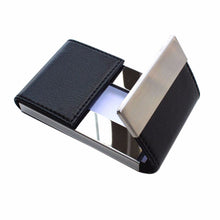 Unisex Faux Leather Credit Card Package Pocket Card Holder Double Open ID Card Business Card Case Holder IMY66
