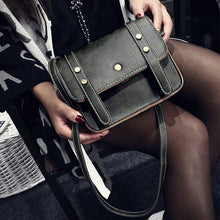 Vintage Designers Women Casual Faux Leather Messenger Bags Shoulder Crossbody Bag Handbag Bolsas Femininas IMY66