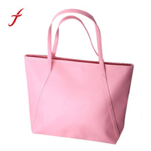 Vintage Simple Lager Capacity Faux Leather Women Bag Shoulder Messenger Totes Bag IMY66