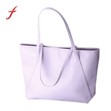 Vintage Simple Lager Capacity Faux Leather Women Bag Shoulder Messenger Totes Bag IMY66