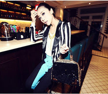 Vintage Women Sequin Leopard Messenger Cross Shoulder Party Club Bag Totes Handbag IMY66