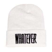 Black Whatever Hiphop Beanie Hat And Snapback Men And Women Knitted Cap Female Skullies IMY66