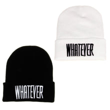 Black Whatever Hiphop Beanie Hat And Snapback Men And Women Knitted Cap Female Skullies IMY66