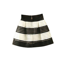 Women Flower Printed High Waisted Tutu Pleated Skirts Zipper Midi Elastic Skirt saia feminina IMY66