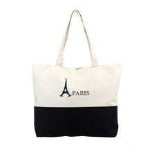 Women Canvas Bag Ladies Handbag Shoulder Bag Paris Eiffel Tower Bookbag Tote Bag bolsas feminina IMY66