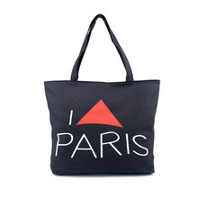 Women Canvas Bag Ladies Handbag Shoulder Bag Paris Eiffel Tower Bookbag Tote Bag bolsas feminina IMY66