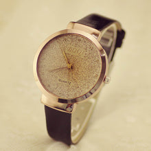 Women Girls Casual Sands Starry Simple Temperament Belt Table Diamond Quartz Watch IMY66