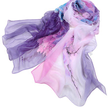 Women Lady Flower Print Shawls Wraps Scarf Scarves Chiffon Soft Long Scarf From India Size 164*50cm IMY66