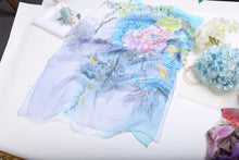 Women Lady Flower Print Shawls Wraps Scarf Scarves Chiffon Soft Long Scarf From India Size 164*50cm IMY66