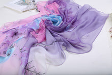 Women Lady Flower Print Shawls Wraps Scarf Scarves Chiffon Soft Long Scarf From India Size 164*50cm IMY66