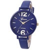Geneva Ladies Watches Women Dress Watch Quarzt relojes mujer PU Leather Casual Watch Relogio feminino IMY66