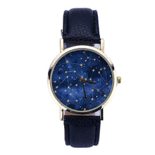 Harajuku style Women Dress Watches Faux Leather Star Pattern Analog Quartz Wrist Watch relogio Hours Clocks IMY66