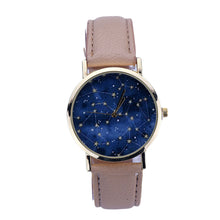 Harajuku style Women Dress Watches Faux Leather Star Pattern Analog Quartz Wrist Watch relogio Hours Clocks IMY66