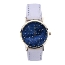 Harajuku style Women Dress Watches Faux Leather Star Pattern Analog Quartz Wrist Watch relogio Hours Clocks IMY66