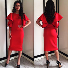 Vestidos Long Sleeve Sexy Dew Shoulder Solid Warm Women Dress Office Dress vestidos IMY66