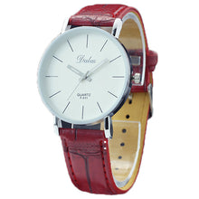 Quartz PU Leather Wrist Bracelet Women Men Dress Watch Ladies Wristwatch IMY66
