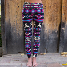 Digital Print Pants Leggings Skinny Tribal Deer Printed Stretchy Fitness Skinny leggins Plus size IMY66