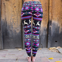 Digital Print Pants Leggings Skinny Tribal Deer Printed Stretchy Fitness Skinny leggins Plus size IMY66