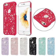 Hollow Out Rose Flowers Cell Phone Back Hard Case Cover Skin For iPhone 6S 4.7 Inch IMY66