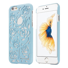 Hollow Out Rose Flowers Cell Phone Back Hard Case Cover Skin For iPhone 6S 4.7 Inch IMY66