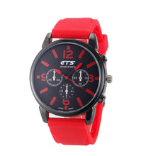Men's Luxury Watches Silicone Rubber Band Black Stainless Steel Analog s Quartz Wrist Watch IMY66
