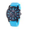 Men's Luxury Watches Silicone Rubber Band Black Stainless Steel Analog s Quartz Wrist Watch IMY66