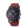 Men's Luxury Watches Silicone Rubber Band Black Stainless Steel Analog s Quartz Wrist Watch IMY66