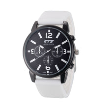 Men's Luxury Watches Silicone Rubber Band Black Stainless Steel Analog s Quartz Wrist Watch IMY66