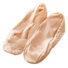 Ladies Women Lace Antislip Socks Invisible Liner No Show Socks Slippers IMY66