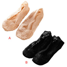 Ladies Women Lace Antislip Socks Invisible Liner No Show Socks Slippers IMY66