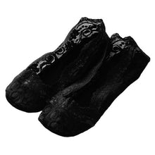 Ladies Women Lace Antislip Socks Invisible Liner No Show Socks Slippers IMY66