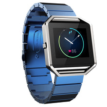 Luxury Classic Buckle Full Stailess Steel Bracelet Strap Watch Band for Fitbit Blaze IMY66