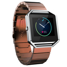 Luxury Classic Buckle Full Stailess Steel Bracelet Strap Watch Band for Fitbit Blaze IMY66