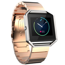 Luxury Classic Buckle Full Stailess Steel Bracelet Strap Watch Band for Fitbit Blaze IMY66