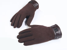 Luxury Mens Full Finger Smartphone Touch Screen Cashmere Gloves Mittens Cashmere luvas de inverno IMY66