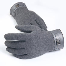 Luxury Mens Full Finger Smartphone Touch Screen Cashmere Gloves Mittens Cashmere luvas de inverno IMY66